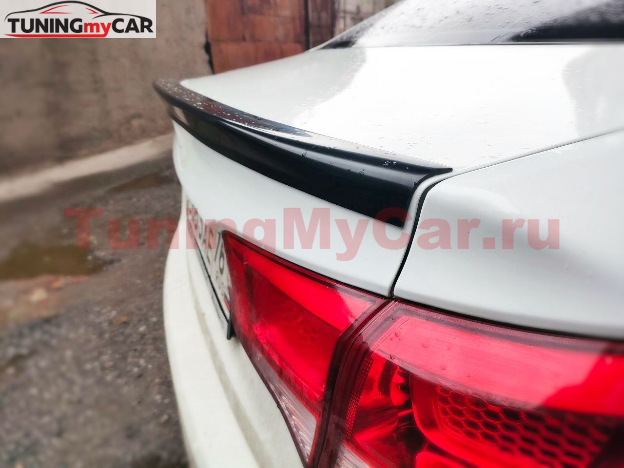 Дефлектор-спойлер багажника для Kia Rio 3 2011-2017 седан 