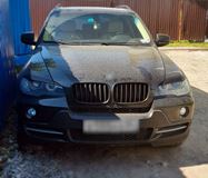 Накладки на фары (реснички) широкие для BMW X5 E70 (БМВ Х5 Е70) 2006 - 2013