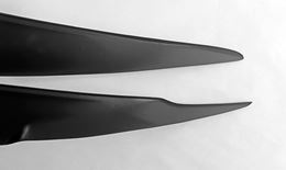 Накладки на передние фары (реснички) Mazda 3 седан 2013-2016