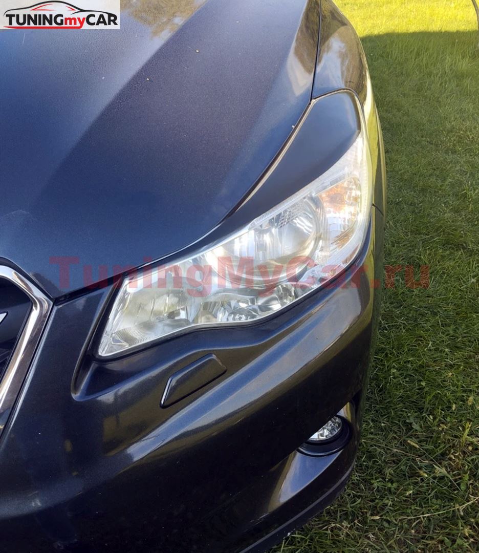 Накладки на фары (реснички) для Subaru XV 2011-2017