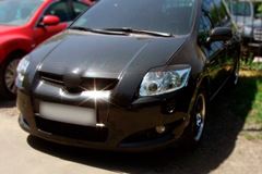Накладки на фары (реснички) для Toyota Auris 2006-2012