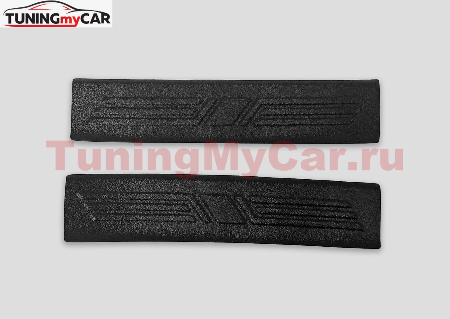 Защитные накладки на пороги задних дверей со скотчем для Hyundai Tucson IV 2020-2025 Узкая