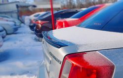 Лип-спойлер (Узкий) для Chevrolet Lachetti седан 2004-2013