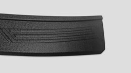 Накладка на задний бампер со скотчем для Volkswagen Polo VI 2020-2022