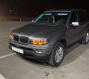 Накладки на фары (реснички) для BMW X5 E53 2003 - 2006