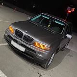 Накладки на фары (реснички) для BMW X5 E53 2003 - 2006