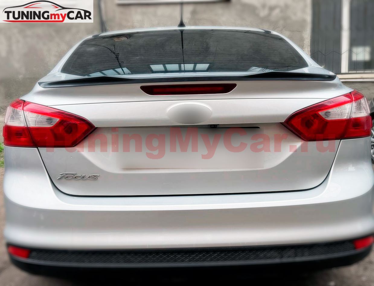 Лип-спойлер для Ford Focus 3 седан 2010-2015 M4-Style