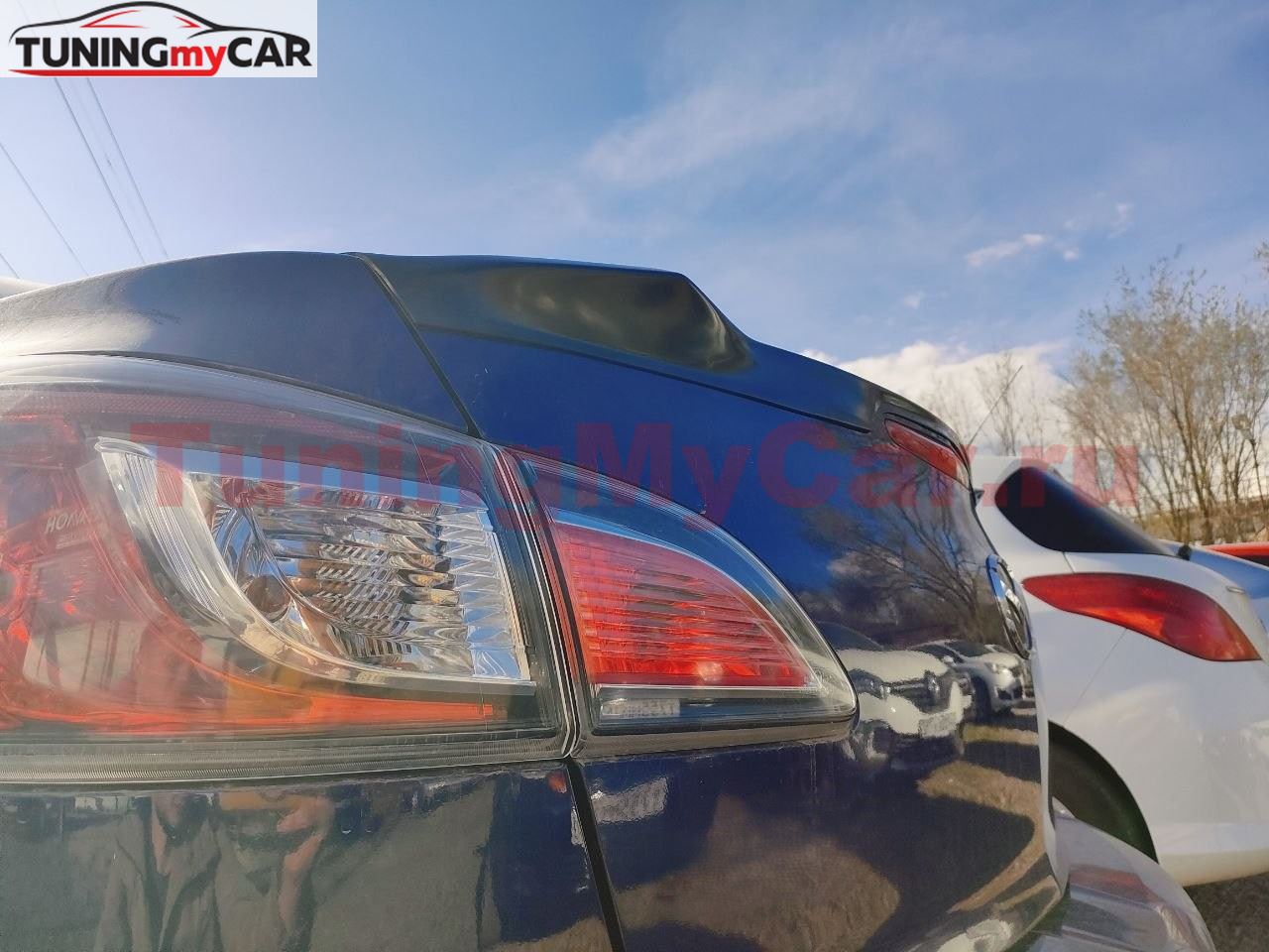 Лип-спойлер для Mazda 3 (BL) 2008-2013 M4-Style