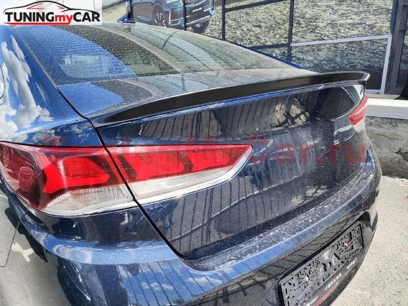 Лип-спойлер для Hyundai Sonata VII Рестайлинг 2017-2020