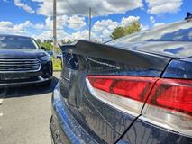 Лип-спойлер для Hyundai Sonata VII Рестайлинг 2017-2020 M4-Style
