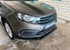 Сплиттер переднего бампера Lada Granta FL 2018-