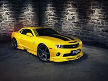 Юбка переднего бампера(цельная) для Chevrolet Camaro SS 2009-2012