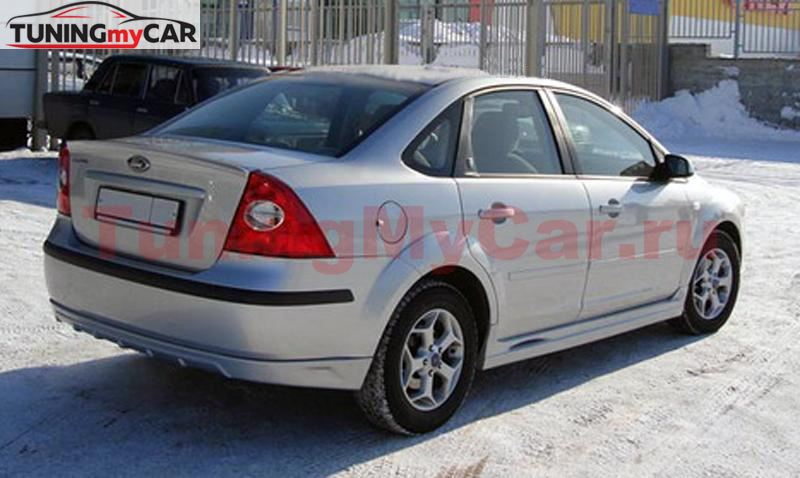 Юбка FT заднего бампера (седан) для Ford Focus 2