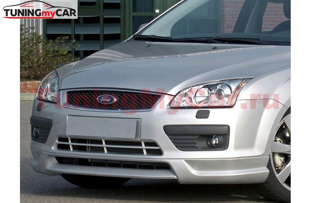 Юбка переднего бампера "MS" для Ford Focus 2