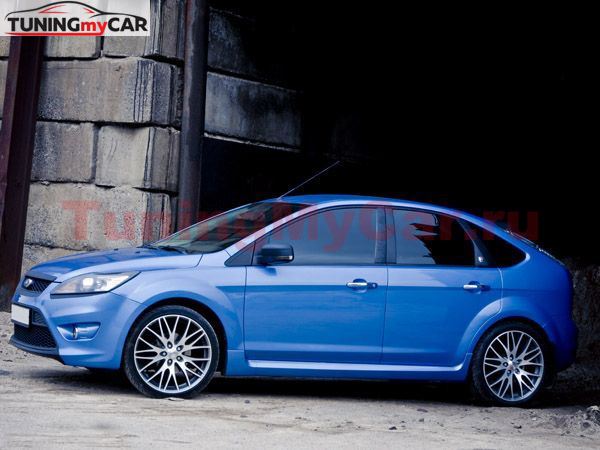 Пороги "ST" для Ford Focus 2 4-5D 2004-2011