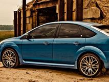 Пороги "ST" для Ford Focus 2 4-5D 2004-2011