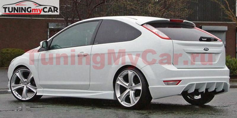 Юбка заднего бампера "Lord" для Ford Focus 2 2004-2011