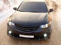 Капот пластиковый "Agressive Waterproof" для Honda Accord VIII/Acura TSX (CU2) 2008-2012 Var №1 (с глухими воздуховодами)