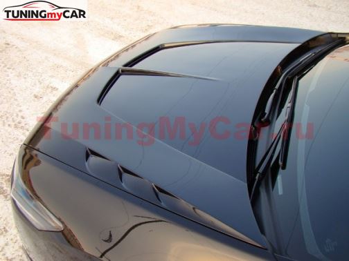 Капот пластиковый "Agressive Sport" для Honda Accord VIII 2008-2012/Acura TSX (CU2) Var №2 (с прорезанным центральным воздуховодом)