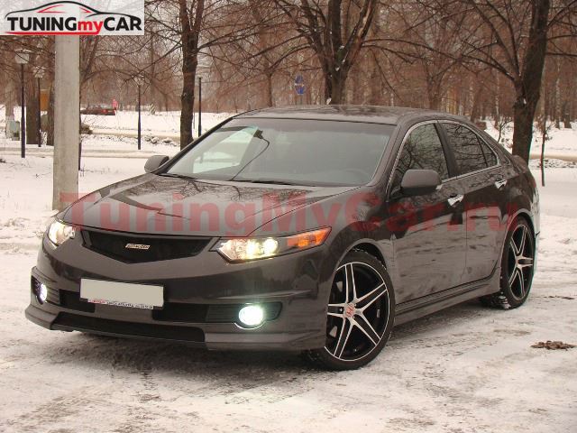 Бампер передний "MUGEN Style" для Honda Accord VIII 2008-2012 / Acura TSX (CU2)