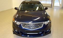 Юбка переднего бампера "MUGEN Style" для Honda Accord VIII 2008-2010  / Acura TSX (CU2) 