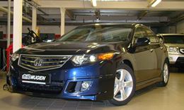 Юбка переднего бампера "MUGEN Style" для Honda Accord VIII 2008-2010  / Acura TSX (CU2) 