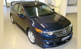 Юбка переднего бампера "MUGEN Style" для Honda Accord VIII 2008-2010  / Acura TSX (CU2) 