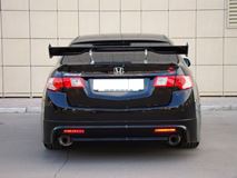 Юбка заднего бампера "MUGEN Style" для Honda Accord VIII 2008-2012  / Acura TSX (CU2) 