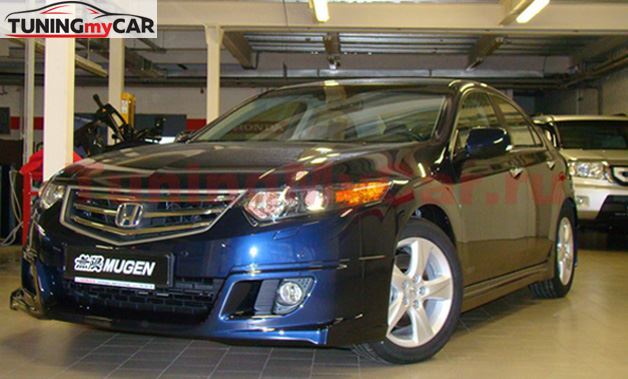 Пороги "MUGEN Style" для Honda Accord VIII 2008-2012 / Acura TSX (CU2)