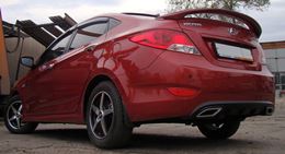 Спойлер высокий для Hyundai Solaris