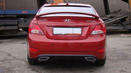 Спойлер высокий для Hyundai Solaris