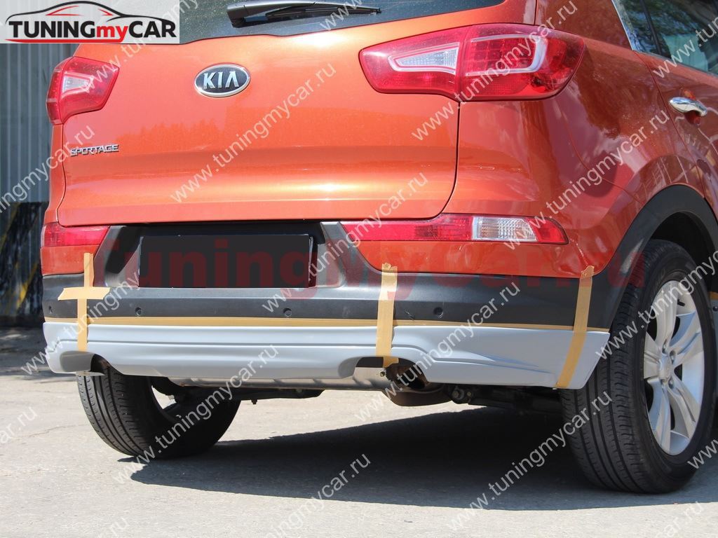 Юбка заднего бампера Ixion Style для KIA Sportage(3rd)