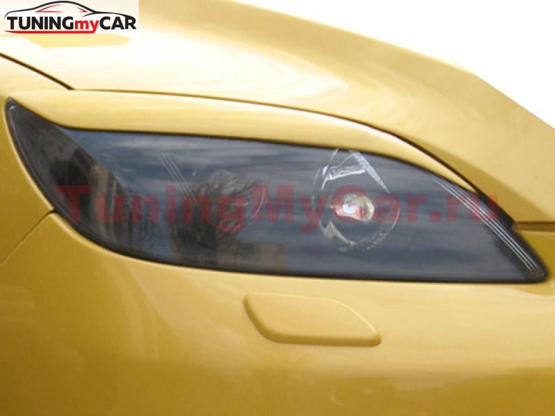 Реснички на фары для Mazda 3 HB средние