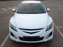 Реснички на фары для Mazda 6 2008-2012 (для моделей с адаптивными фарами)
