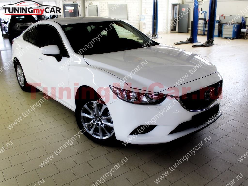 Реснички на фары для Mazda 6 2013- var№1