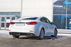 Диффузор заднего бампера для Mazda 6 2013- var№1