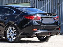 Диффузор заднего бампера для Mazda 6 2013- var№1