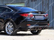 Диффузор заднего бампера для Mazda 6 2013- var№2