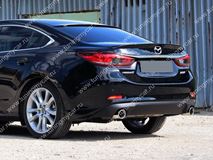 Диффузор заднего бампера для Mazda 6 2013- var№3