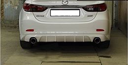Диффузор заднего бампера для Mazda 6 2013- var№4