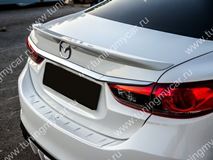 Защитная накладка заднего бампера для Mazda 6 2013- под покраску