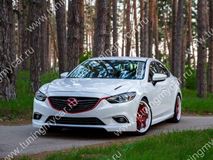 Клыки переднего бампера SkyActivSport для Mazda 6 2013-