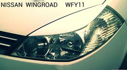 Реснички на фары для Nissan Wingroad WFY11 2001-2005 рестайлинг
