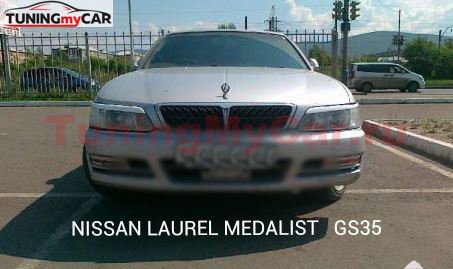Реснички на фары для Nissan Laurel Medalist GS35 1997-2002
