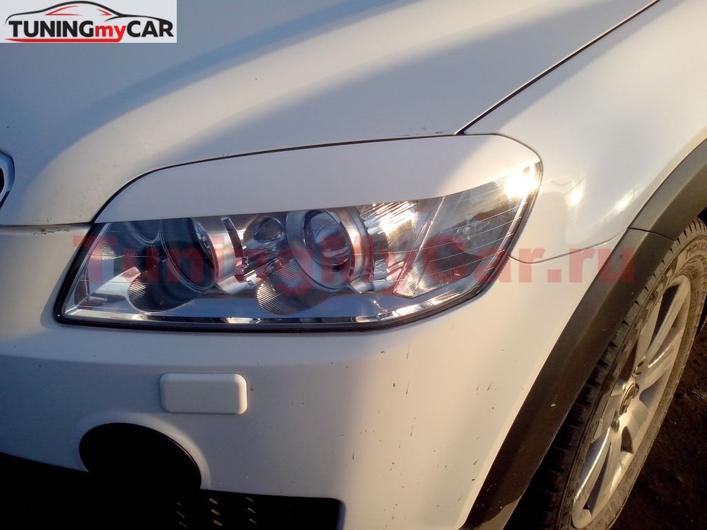 Реснички на фары для Chevrolet Captiva 2006-2011