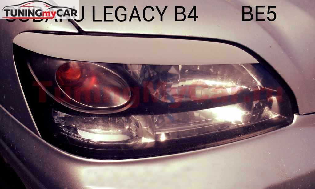 Реснички на фары для Subaru Legacy BE5 1998-2003
