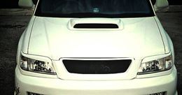 Реснички на фары для Subaru Forester SF5 рестайлинг (01.2000 - 01.2002)