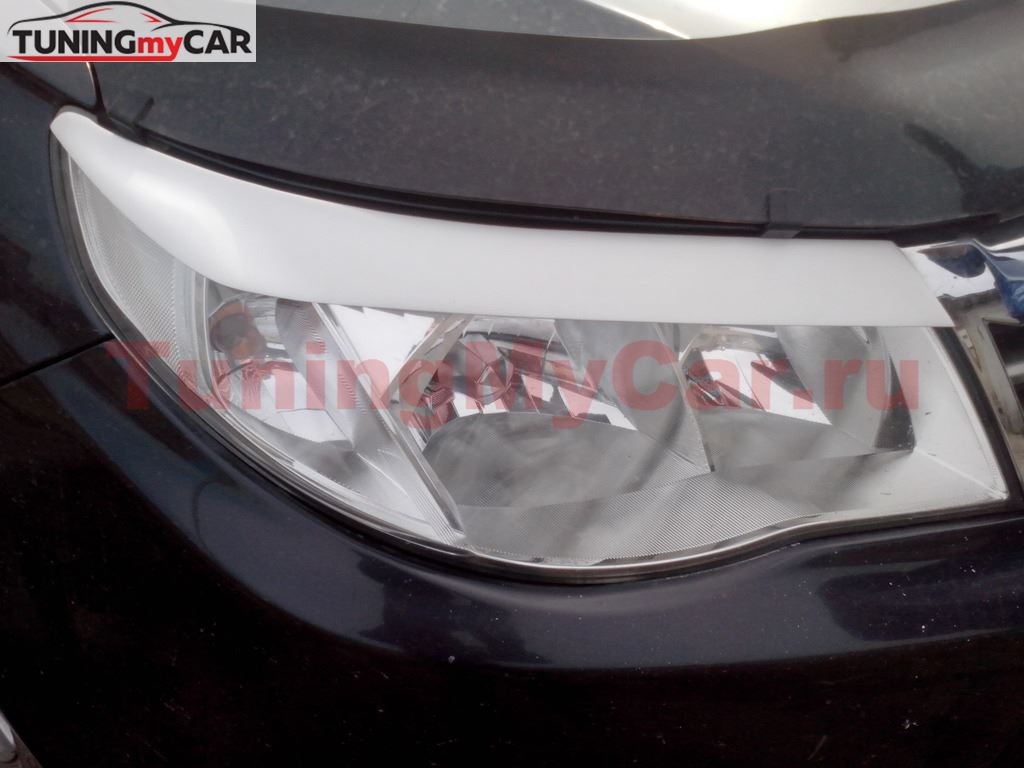 Реснички на фары для Subaru Forester 2008-