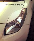 Реснички на фары для Toyota Vitz NCP90 2005-2010