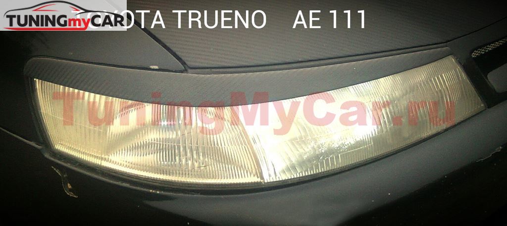 Реснички на фары для Toyota Trueno AE101